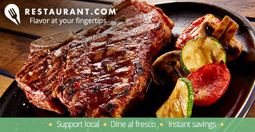 BOGO! (2) $100 Restaurant.com Codes for $40