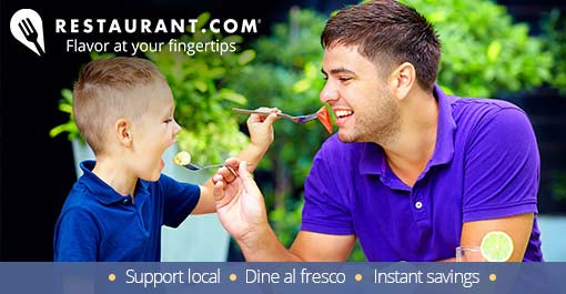BOGO! (2) $25 Restaurant.com Codes for $10