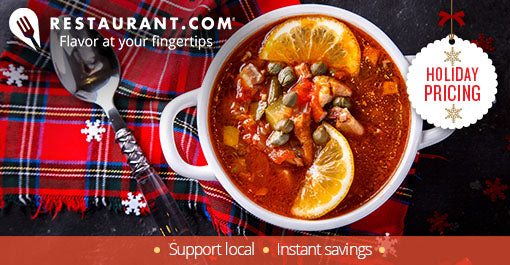 (4) $25 Restaurant.com Codes for $18