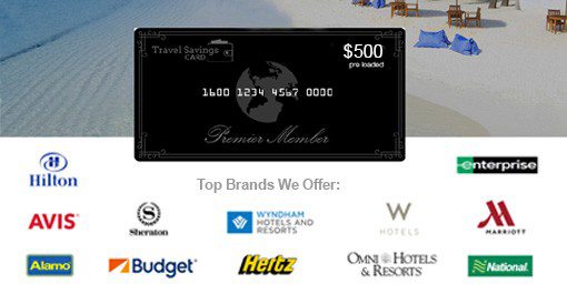 $50 Restaurant.com eGift Card + FREE $500 Travel Savings Card