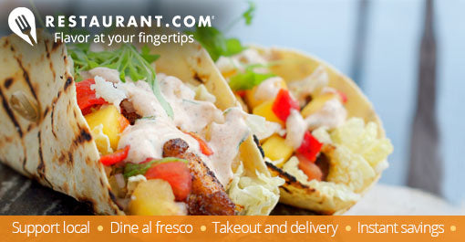 BOGO! (2) $25 Restaurant.com Codes for $10