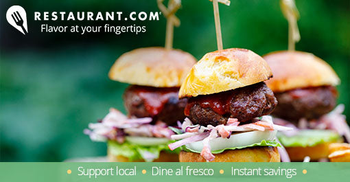 BOGO! (2) $25 Restaurant.com Codes for $10